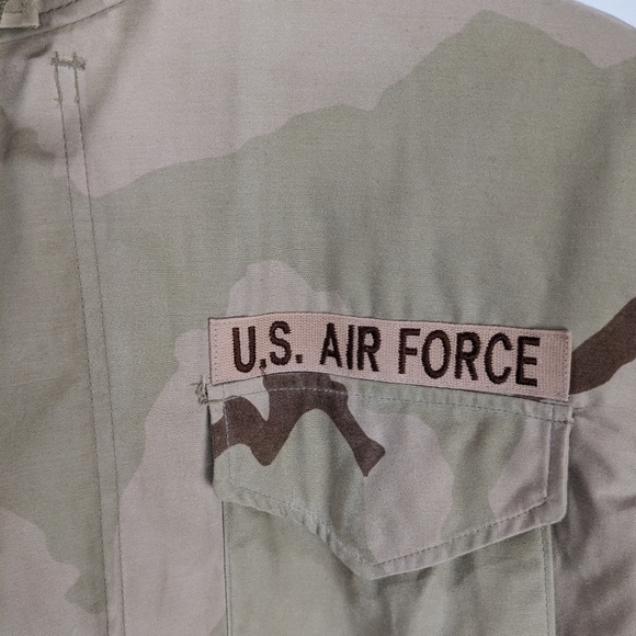 US Air Force Camouflage Jacket Large Long - Picture 4 of 9